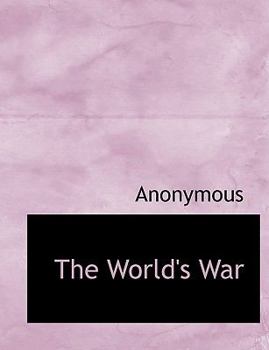 Paperback The World's War Book