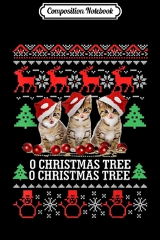 Composition Notebook: Cats Christmas Funny Ornaments Pajama Family Gift Journal/Notebook Blank Lined Ruled 6x9 100 Pages
