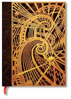 Misc. The Chanin Spiral Ultra Lined Hardcover Journal, 144pg, 120gsm by Paperblanks (New York Deco) Book