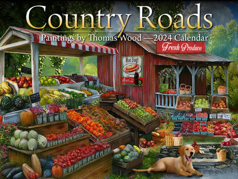 Calendar Cal 2024- Country Roads Book