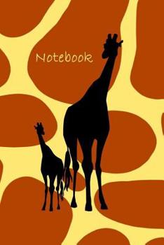 Paperback Notebook: Giraffe Notebook for Kids Book