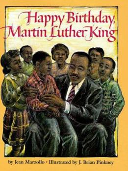 Hardcover Happy Birthday Martin Luther King Book