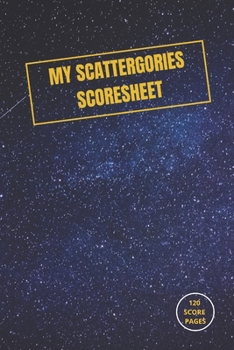 Paperback MY Scattergories Score sheet Book