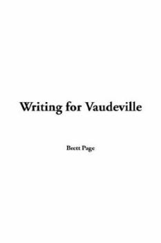 Paperback Writing for Vaudeville Book