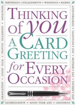 Paperback Thinking of You, a Card Greeting for Every Occasion Book