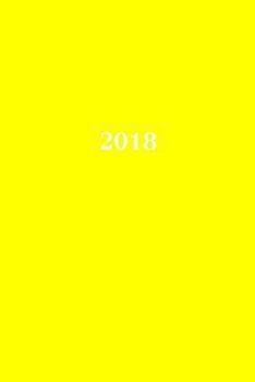 Paperback 2018: Kalender/Terminplaner: 1 Woche auf 2 Seiten, Format ca. A5, Cover gelb [German] Book