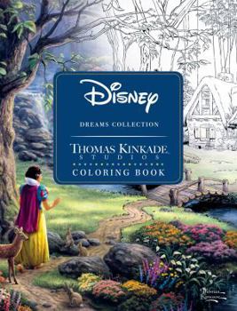 Paperback Disney Dreams Collection Thomas Kinkade Studios Coloring Book