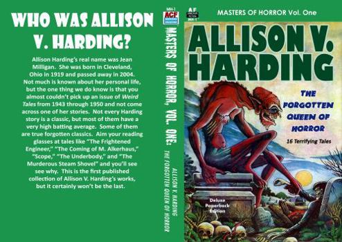 Paperback Masters of Horror, Vol. 1: Allison V. Harding, the Forgotten Queen of Horror Book