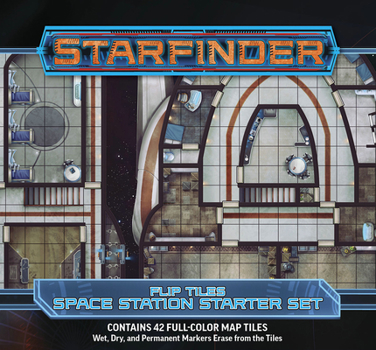 Game Starfinder Flip-Tiles: Space Station Starter Set Book