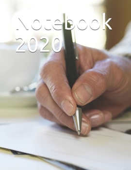 Notebook 2020: Lined Notebook, gift, journal, 200 pages, 8.5x11, Matte finish