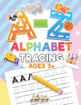 Paperback A-Z Alphabet Tracing Ages 3+ Book