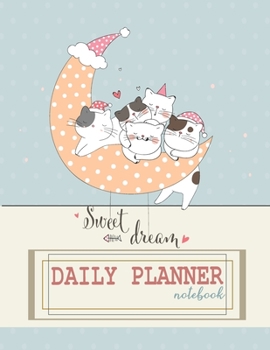 Notebook: Daily planner notebook with  cute cover and daily planner pages, Extra large (8.5 x 11) inches, 110 pages, planner notebooks