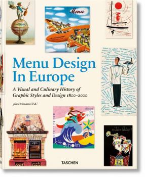 Hardcover Menu Design in Europe Book