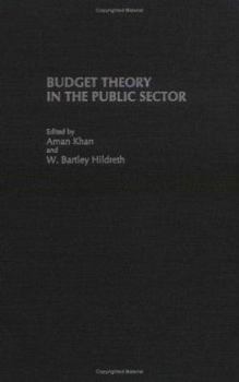 Hardcover Budget Theory in the Public Sector Book