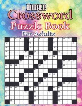 Paperback Bible Crossword Puzzle Book For Adults: Large-print, Easy To Medium level Puzzles Awesome Crossword Puzzle Book For Puzzle Lovers Of 2022 ... With Sol Book