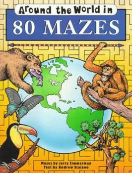 Paperback Around the World in 80 Mazes Book