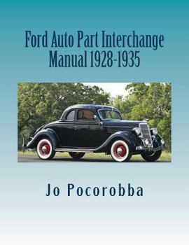 Paperback Ford Auto Part Interchange Manual 1928-1935 Book