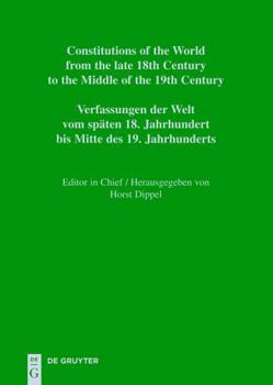 Addenda et Corrigenda (Constitutions of the World from the Late 18th Century to the Middle of the 19th Century, 8) (English and German Edition)