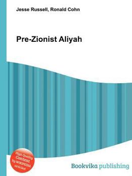 Paperback Pre-Zionist Aliyah Book