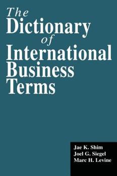 Hardcover The Dictionary of International Business Terms Book