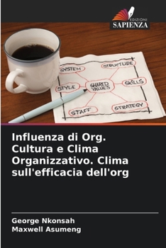 Paperback Influenza di Org. Cultura e Clima Organizzativo. Clima sull'efficacia dell'org [Italian] Book