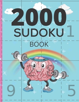 Paperback 2000 Sudoku book: Easy to very hard 2000 sudoku puzzles books for adults gift for sudoku fans Book