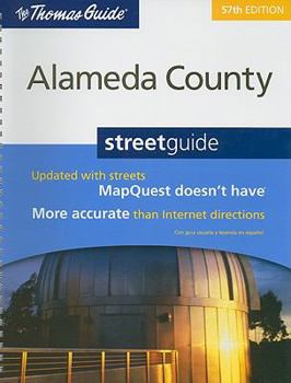 Spiral-bound The Thomas Guide Alameda County Streetguide Book
