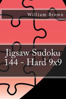 Paperback Jigsaw Sudoku 144 - Hard 9x9 Book