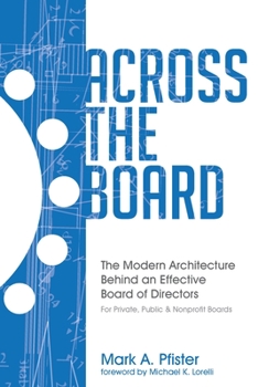 Paperback Across The Board: The Modern Architecture Behind an Effective Board of Directors Book