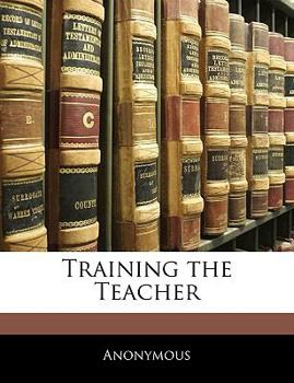 Paperback Training the Teacher Book