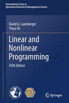 Paperback Linear and Nonlinear Programming Book
