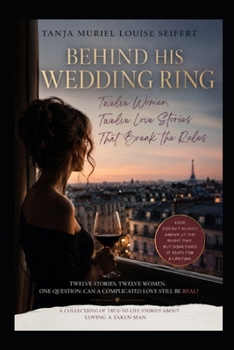 Behind his wedding ring