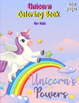 Paperback Unicorn Coloring Book for kids Book