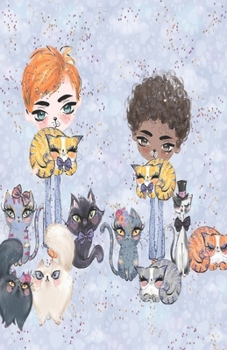 Paperback Dot Grid Journal Notebook: Cats - Bullet Planner Book - Dotted Grid - 5.5 x 8.5" 120 Pg - DIY Weekly Spread - Organizer - Habit Tracker- Gift Book