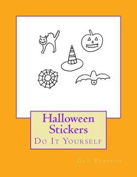 Paperback Halloween Stickers: Do It Yourself Book