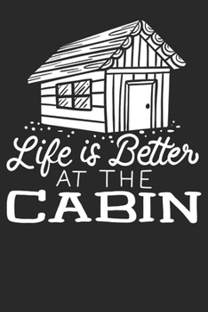 Paperback Notebook: Cabin Scouting 6x9 Dot Grid 120 Pages Book