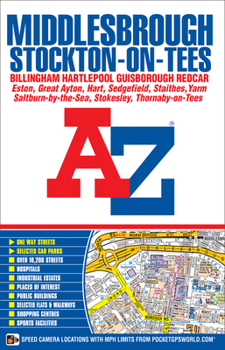 Paperback Middlesbrough A-Z Street Atlas (Paperback) Book