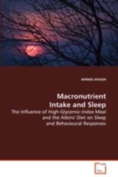 Paperback Macronutrient Intake and Sleep Book