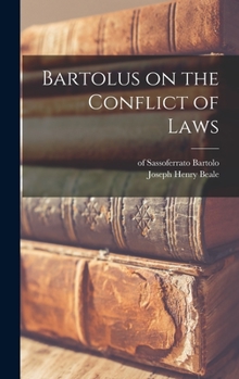 Hardcover Bartolus on the Conflict of Laws Book