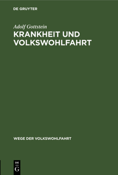 Hardcover Krankheit Und Volkswohlfahrt [German] Book