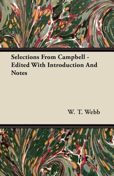 Paperback Selections From Campbell - Edited With Introduction And Notes Book