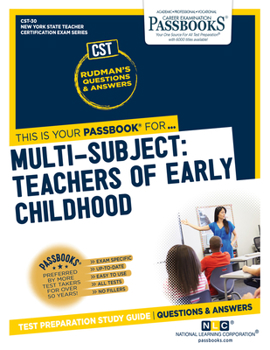 Paperback Multi-Subject: Teachers of Early Childhood (Birth-Gr 2) (Cst-30): Passbooks Study Guide Volume 30 Book