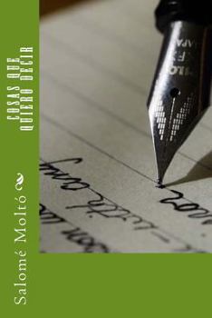 Paperback Cosas que quiero decir [Spanish] Book