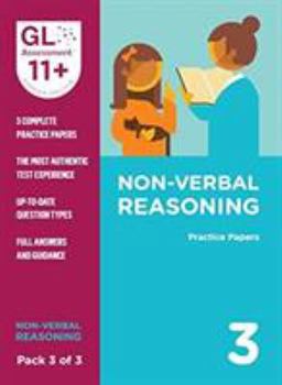 Paperback Revised for 2019 - GL Assessment 11+ Practice Papers Non-Verbal Reasoning Pack 3 (Multiple Choice) Book