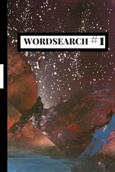 Paperback Word Search #1: Original Space Art Word Search Puzzles - World Slang Terms Book