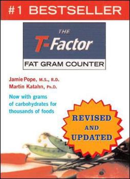 Paperback The T-Factor Fat Gram Counter Book