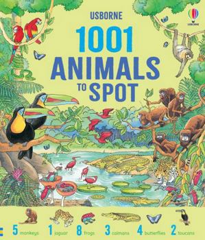 Paperback 1001 ANIMALS TO SPOT Book