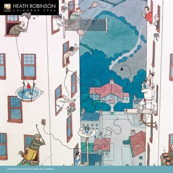 Calendar Heath Robinson Wall Calendar 2024 (Art Calendar) Book