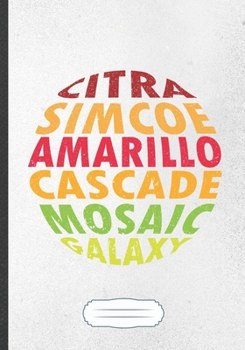 Citra Simcoe Amarillo Cascade Mosaic Galaxy: Craft Blank Lined Notebook/ Journal, Writer Practical Record. Dad Mom Anniversay Gift. Thoughts Creative ... Fashionable Vintage Look 110 Pages B5