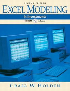 Paperback Excel Modeling in Investments [With CDROM] Book